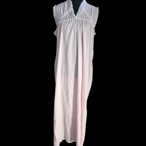 Unbranded Vintage Soft Pink Sleeveless Chemise Size Small